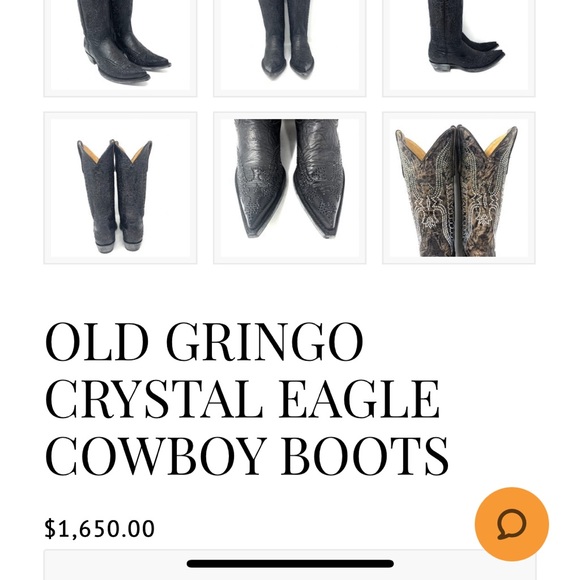 OLD GRINGO WOMEN’S CRYSTAL EAGLE COWBOY BOOTS - Picture 2 of 8